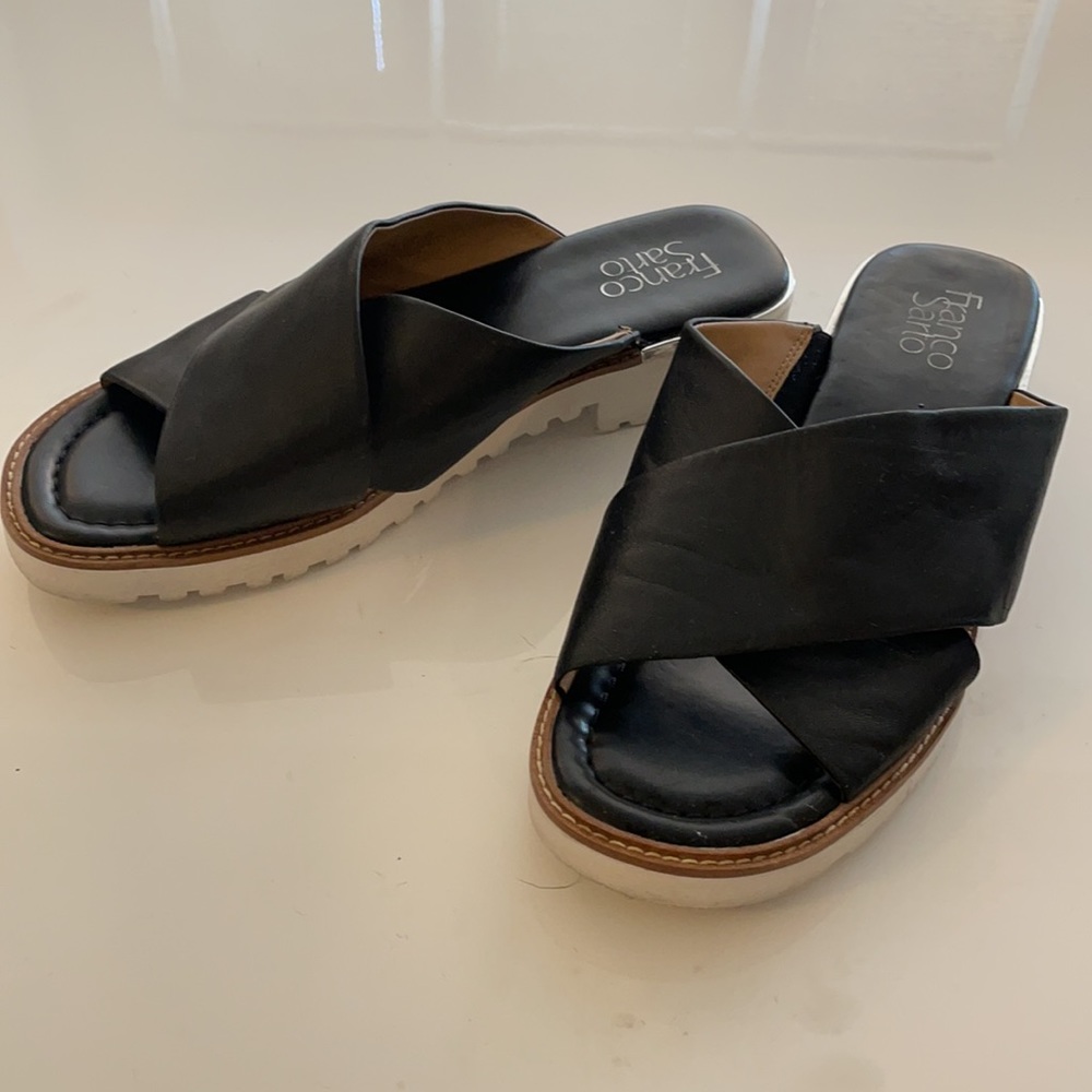 Franco Sarto leather sandals, size 8